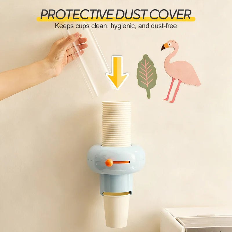 Wall-Mounted Disposable Cup Dispenser