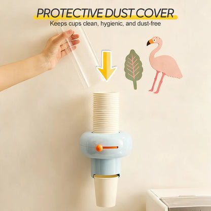 Wall-Mounted Disposable Cup Dispenser